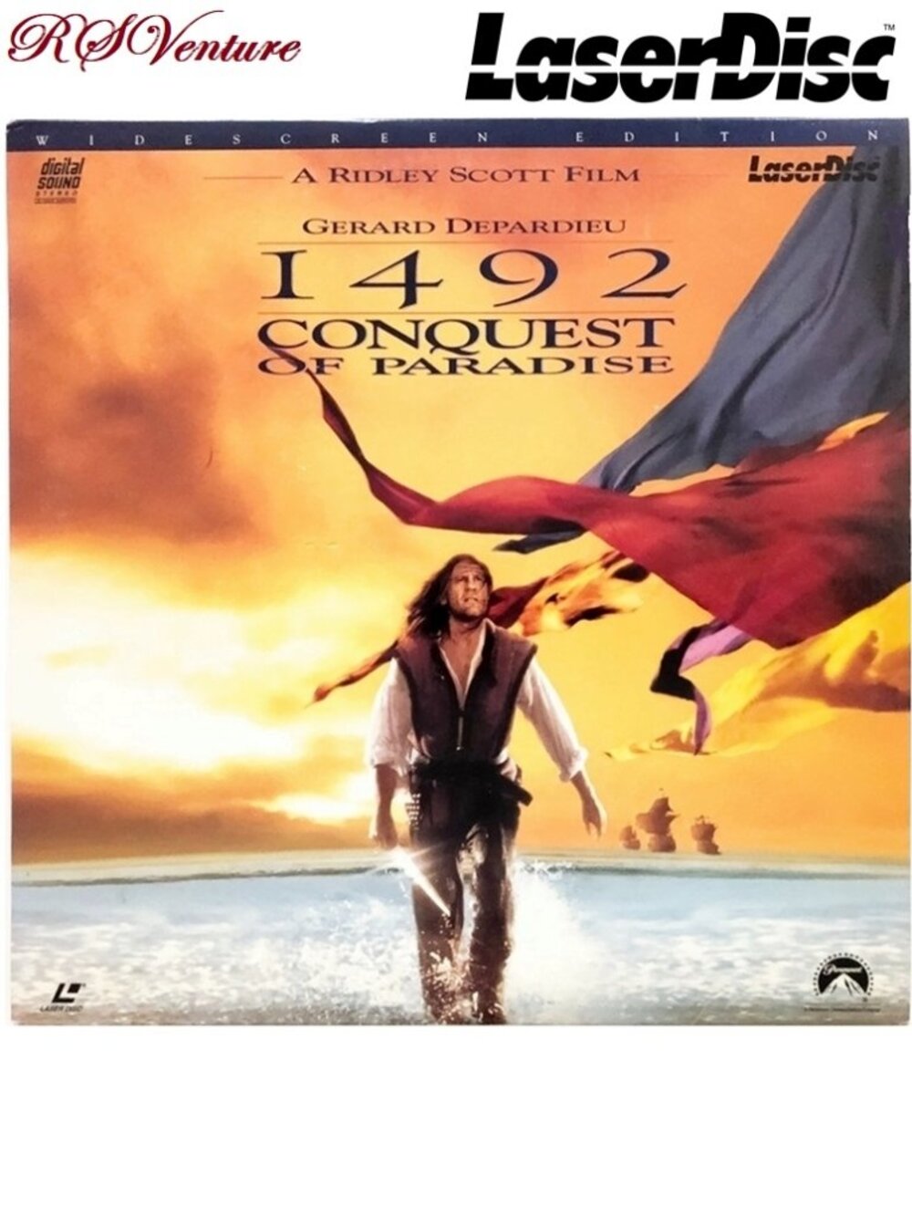 LaserDisc Film "1492: CONQUEST OF PARADISE"